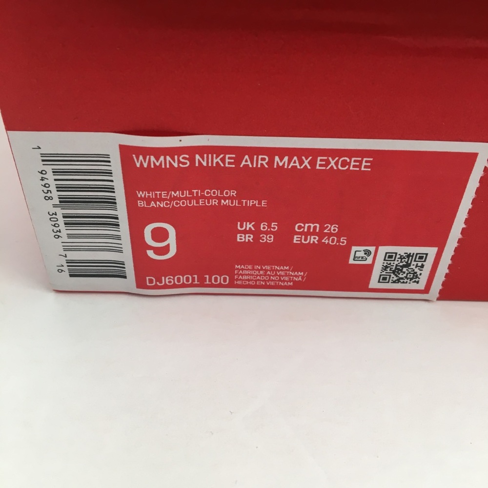 Nike Womens Air Max Excee Shoes Size 9 DJ6001-100 - Picture 8 of 8